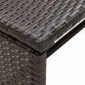 vidaXL Konferenčný stolík hnedý 70x40x38 cm polyratan