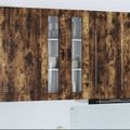 vidaXL Dvierka na umývačku Kalmar Dymová dub 60 x 31 x 100 cm