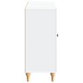 vidaXL Servírovacia skriňa Biela 89 x 34,5 x 80 cm Kompozitné drevo