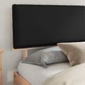 vidaXL Rám postele s čalúneným čelom Čierna 180 x 200 cm
