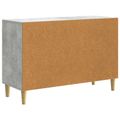 vidaXL Servírovacia skriňa so zásuvkou Betónovo sivá 89 x 34,5 x 60 cm