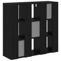 vidaXL Servírovacia skriňa Čierny dub 73,5 x 24 x 69,5 cm