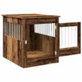 vidaXL Nábytok na prepravku pre psa Old Wood 64,5x80x71 cm