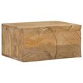 vidaXL Ručne vyrobený nočný stolík Teaková hnedá 40 x 30 x 20 cm