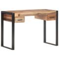 vidaXL Písací stôl 110x50x76 cm, drevený masív
