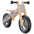 vidaXL Balančný bicykel pre deti sivý potlač