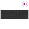 vidaXL Schodiskové stupne 5 ks 25x75 cm guma