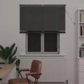 vidaXL Žalúzia Strieborná šedá 150 x 120 cm 25 mm PVC