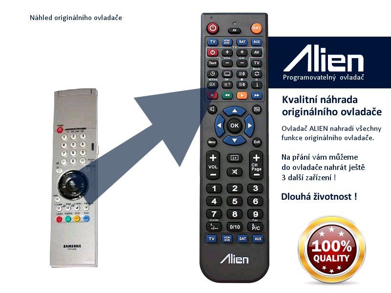 Dálkový ovládač ALIEN Samsung AA59-00266A