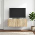vidaXL Nástenná TV skrinka Nástenný Dub sonoma 78,5 x 41 x 30 cm