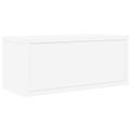 vidaXL Roh na skladovanie CD 2 ks Biela 40 x 17 x 17 cm