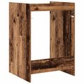 vidaXL Kabinet na práčku s úložiskom Staré drevo 67,5 x 62 x 97 cm