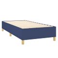 vidaXL Boxspring posteľ s matracom modrá 100x200 cm látka