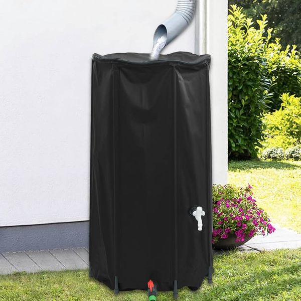 vidaXL Nádrž na vodu s kohútikom skladacia 100 L PVC