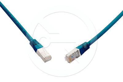 SOLARIX 10G patch kábel CAT6A SFTP LSOH 0,5m, modrý