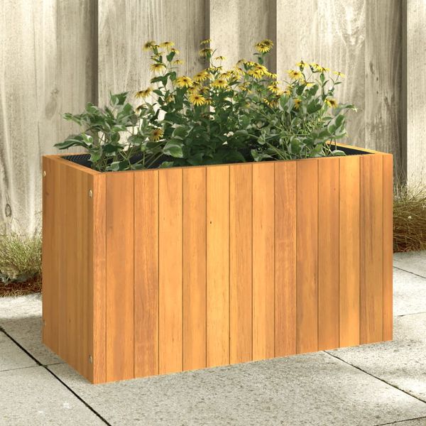 vidaXL Záhradný kvetináč 59x27,5x35 cm masívna akácia