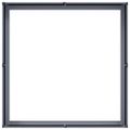 vidaXL Kvetináč antracitový 100x100x30 cm oceľ