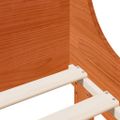 vidaXL Posteľ bez matraca voskovo hnedá 100x200 cm masívna borovica