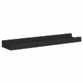 vidaXL Poličky na zarámované obrázky 2 ks čierne 40x9x3 cm MDF