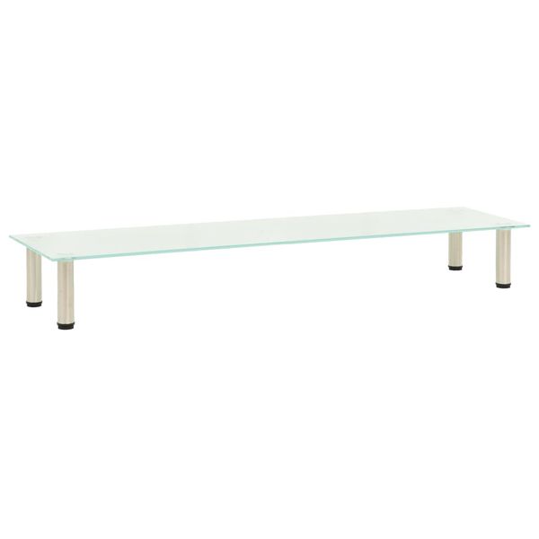 vidaXL TV stolík, matný 140x35x17 cm, tvrdené sklo