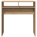 vidaXL Konzolový stolík Artisan Dub 78x30x80 cm Konštruktérske drevo