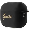 Puzdro Guess pre AirPods Pro 2 GUAP2LSCHSK čierne Silikónový srdcový prívesok