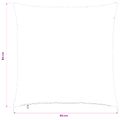 vidaXL Poťah na podložku 2 pcs HEERLEN Tmavosivá 80 x 80 cm
