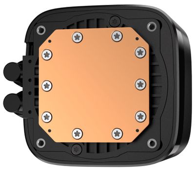 DEEPCOOL vodný chladič LD360 / 3x120 mm PWM ARGB fan / display / čierny