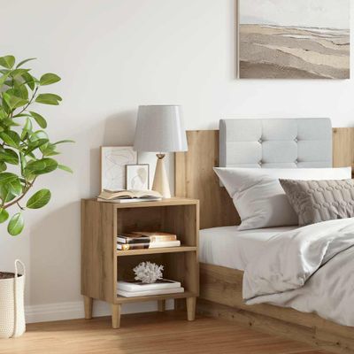 vidaXL Nočná skrinka Artisan Dub 40x30x50 cm Drevo