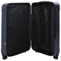 vidaXL Kufor so zámkom 3 ks Tmavomodrá 50 x 31 x 78 cm ABS plast