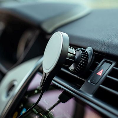 Car charger 15W MagSafe 1,5m + 40W - čierny