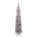 vidaXL Umelý vianočný stromček Zelená 180 cm PVC, oceľ a plast