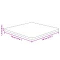 vidaXL Štvorcová stolová doska 70x70x1,5 cm neošetrený masívny dub