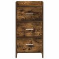 vidaXL Servírovacia skriňa Dymový dub 40 x 36 x 80 cm Kompozitné drevo