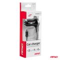 Nabíjačka do auta 12/24V Micro + 2x USB 2.4A PCH PRO-01