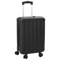 vidaXL Kufor so zámkom Čierna 43 x 27 x 66 cm ABS plast