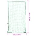 vidaXL Sieť na prívesný vozík s elastickým lanom, zelená 3,5x2 m, PP