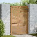 vidaXL Záhradná brána 85x125 cm, corten oceľ, štvorcový dizajn