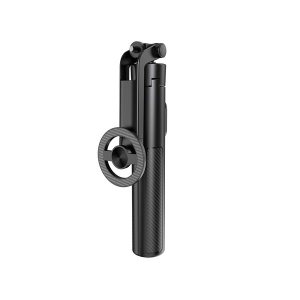 XO selfie stick Bluetooth tripod SS30 black magnetic for MagSafe 123cm
