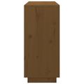 vidaXL Komoda medovo-hnedá 111x34x75 cm masívne borovicové drevo