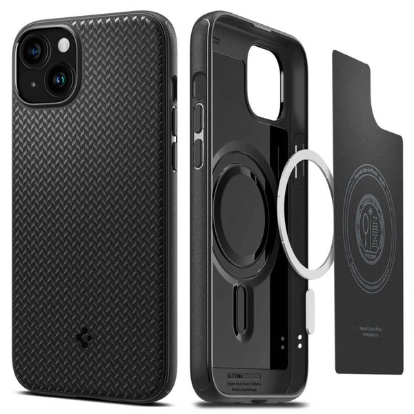 Spigen Mag Armor Magsafe puzdro pre iPhone 15 6,1" matná čierna