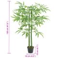 vidaXL Umelý bambusový strom 384 listov 120 cm zelený