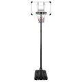 vidaXL Basketbalový stojan priehľadný 280-350 cm polykarbonát