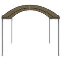 vidaXL Altánok 4x3x2,6 m sivohnedý 180 g/m²