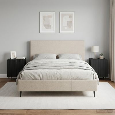 vidaXL Nočný stolík 2 ks Čierna 43 x 34,5 x 52 cm Kompozitné drevo