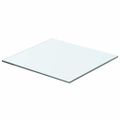 vidaXL Poličky 2 ks panel z priehľadného skla 40x30 cm