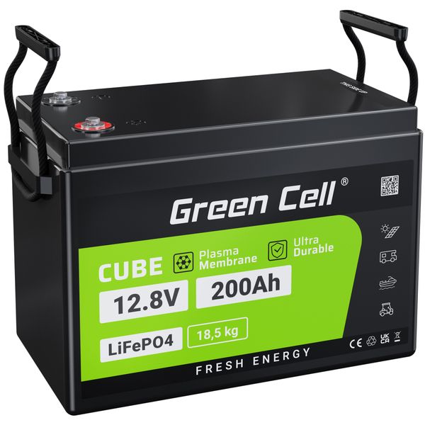 CAV04S Green Cell LiFePO4 batéria 200Ah 12.8V 2560Wh