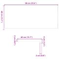 vidaXL Okenný parapet 2 ks 90x40x2 cm neošetrený dubový masív