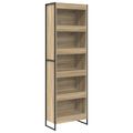 vidaXL Knižnica 60 x 30 x 189,5 cm Kompozitné drevo Sonoma
