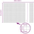 vidaXL Zvarené pletivo s podperami 0,6 x 25 m Ocel a PVC Zelená